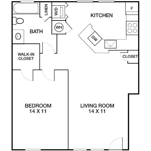 Peachtree Park - Atlanta, GA - Floor Plan Diagram