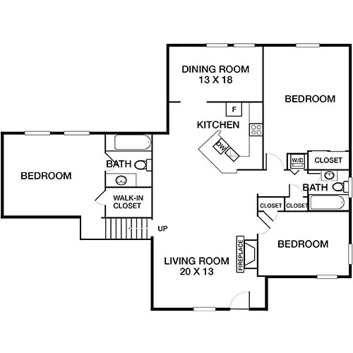 Peachtree Park | Atlanta, GA | Floor Plan Diagram