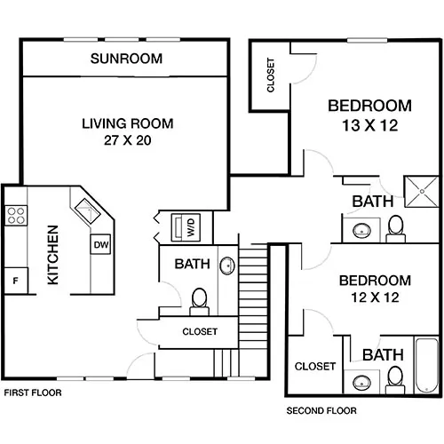 Peachtree Park | Atlanta, GA | Floor Plan Diagram