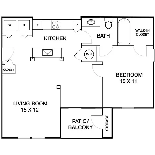 Peachtree Park - Atlanta, GA - Floor Plan Diagram