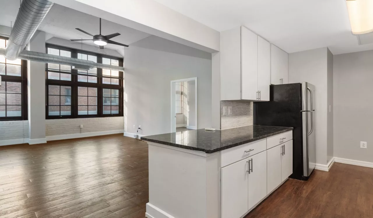 Locust on the Park - Philadelphia PA - Kitchen and Living