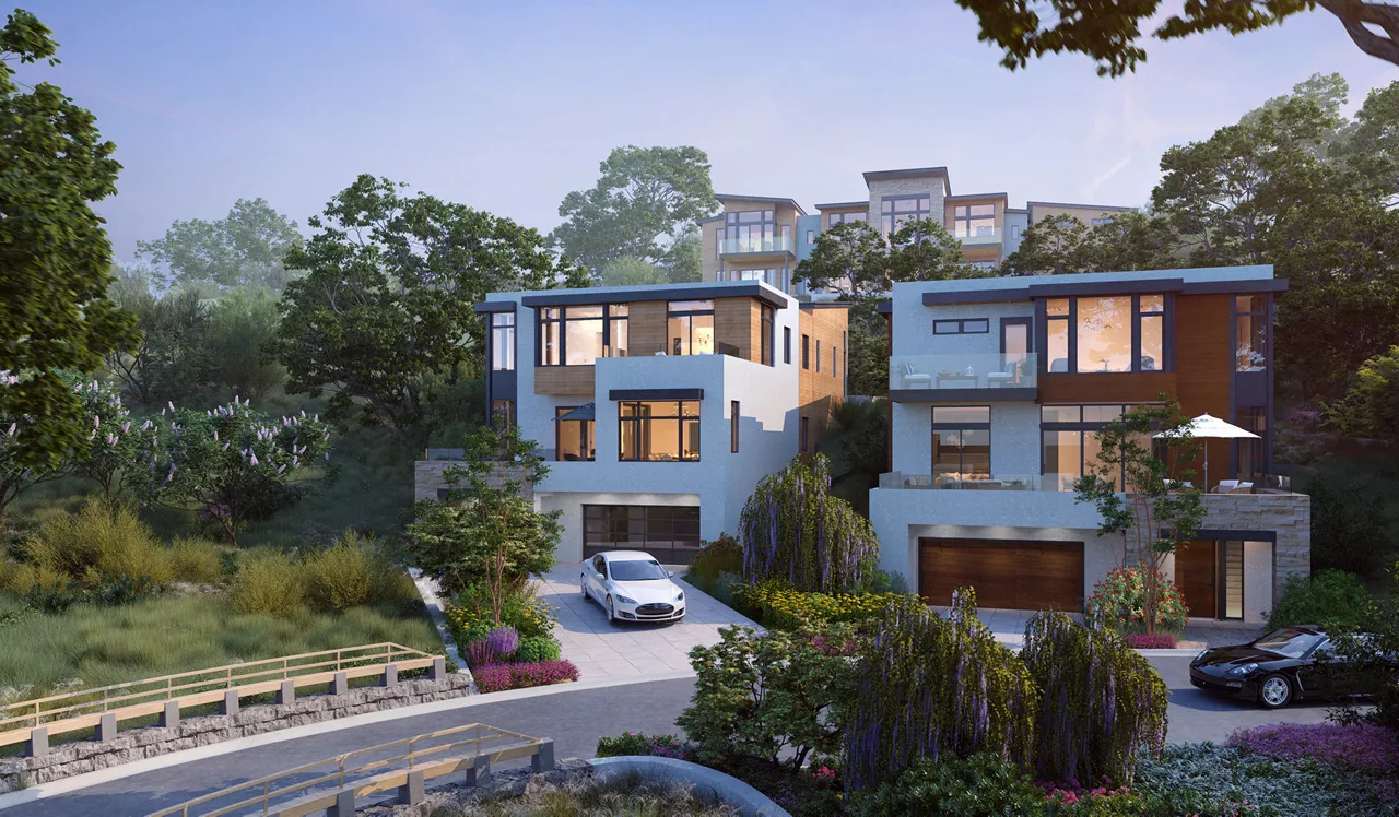 Oakshore Drive - Corte Madera, CA - 1 Bedroom Plan C Building Exterior