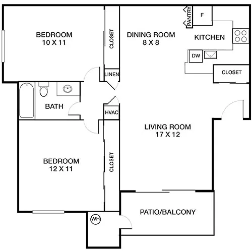 Indian Oaks - Simi Valley, CA - Floor Plan Diagram