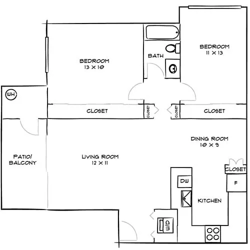 Malibu Canyon Apartments - 2 Bed / 1 Bath - The Colony 