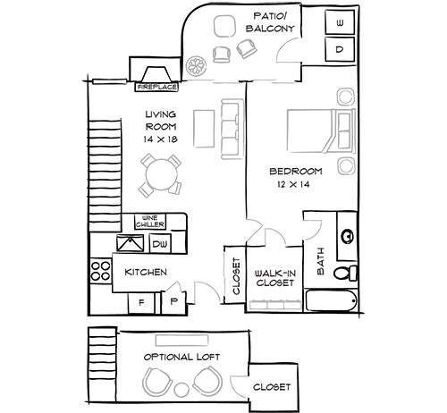 3400 Avenue of the Arts - Costa Mesa, CA - Floor Plan Diagram