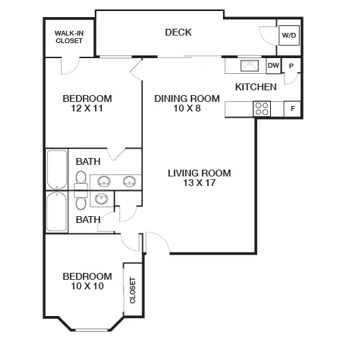 Pacific Bay Vistas - San Bruno, CA - Floor Plan Diagram