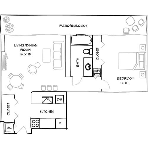 2D Diagram Furnished