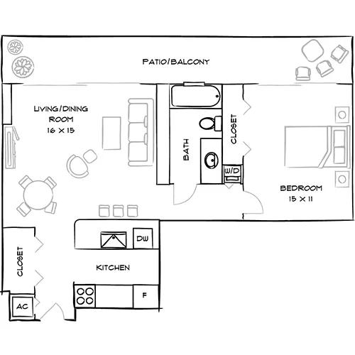 Bay Parc - Miami FL - Elektra Floor Plan