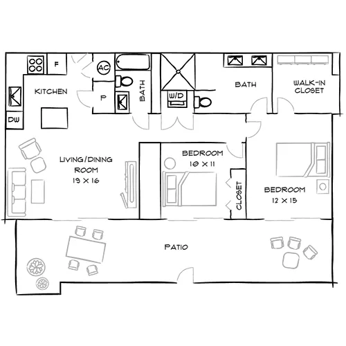 Bay Parc - Lanai 1 Diagram