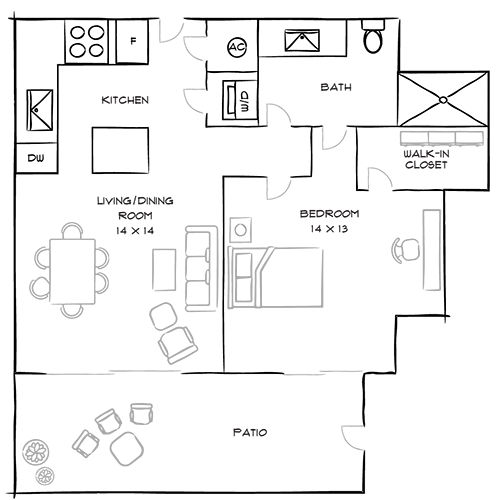 2D Diagram Furnished