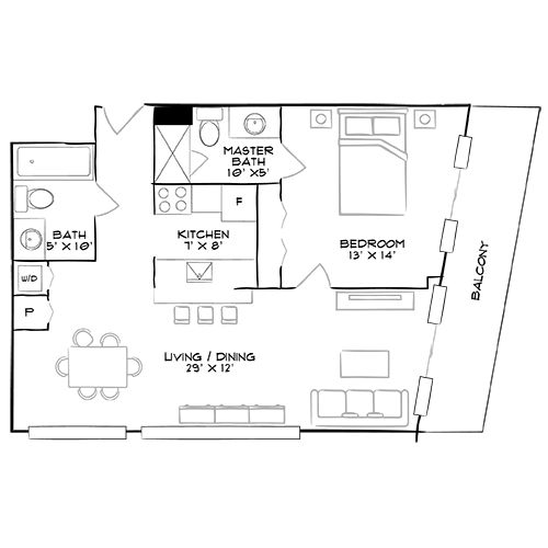2D Diagram Furnished