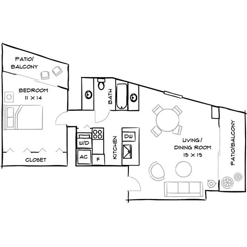2D Diagram Furnished