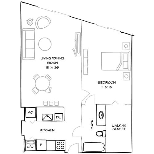 2D Diagram Furnished