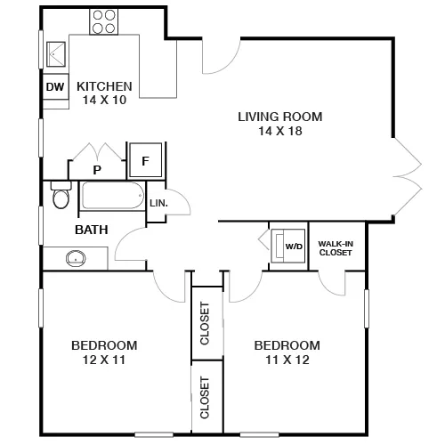 Lincoln Place - 2 Bed / 1 Bath Apartment - Lincoln