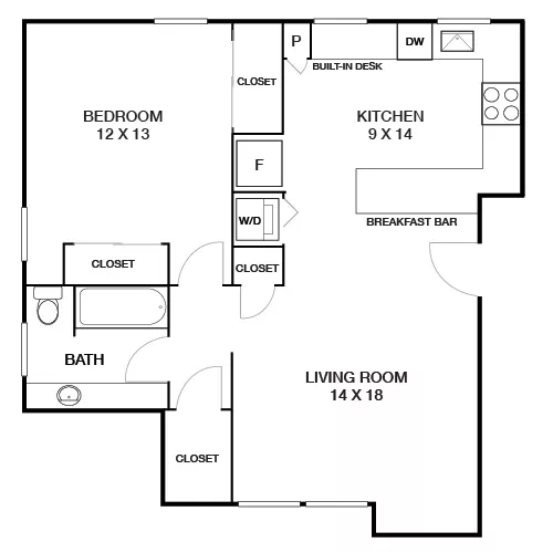 Lincoln Place Apartment Homes - 1 Bed / 1 Bath Apartment - Redwood