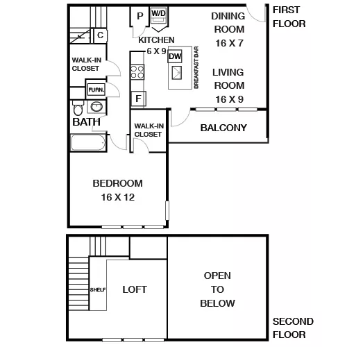 Lincoln Place - 1 Bed / 1 Bath Apartment - Rose