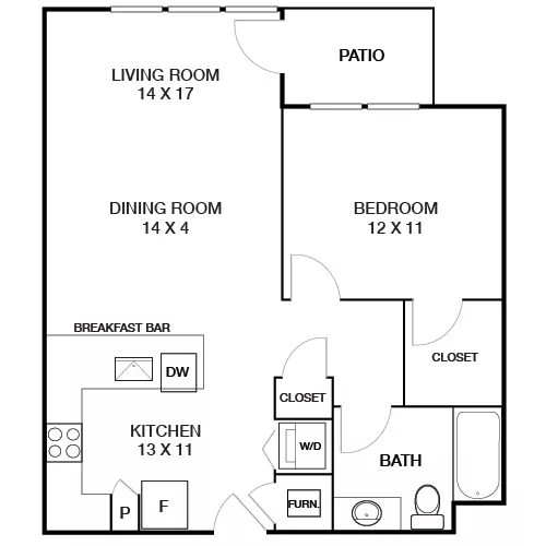 Lincoln Place Apartment Homes - 1 Bed / 1 Bath Apartment - Sunset