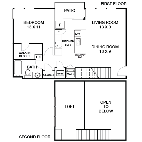 Lincoln Place Apartment Homes - Venice, CA - Sunset Floor Plan