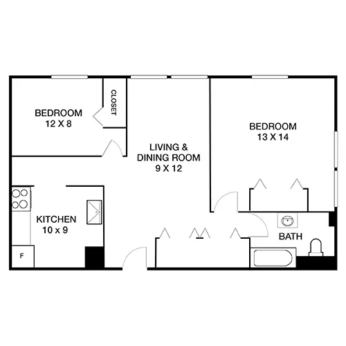 Chestnut Hall - Philadelphia, PA - Floor Plan Diagram