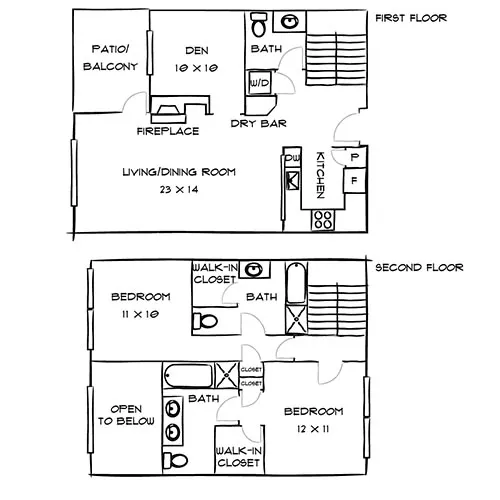 The Palazzo Communities - 2 Bed/2.5 Bath - Milano Penthouse - West