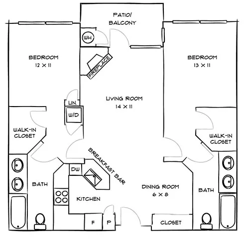 The Palazzo Communities - 2 Bed/2 Bath - Monaco - West