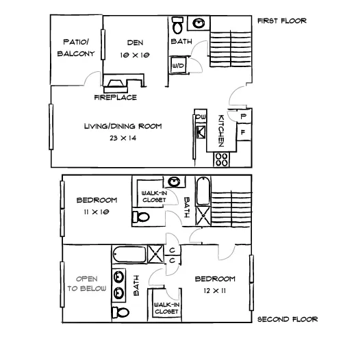 Palazzo East | Los Angeles, CA | Sienna Penthouse Diagram