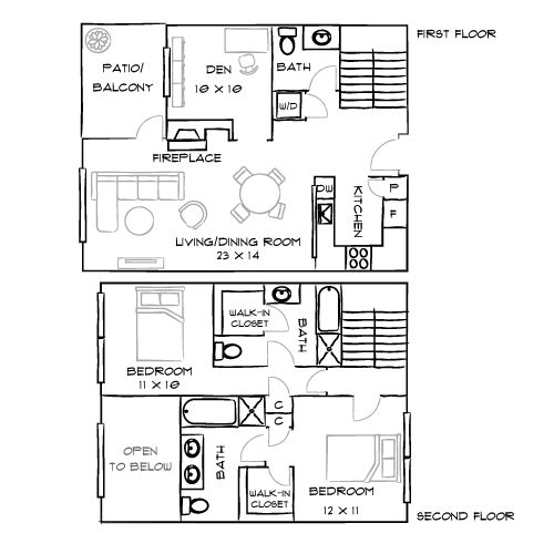 2D Diagram Furnished