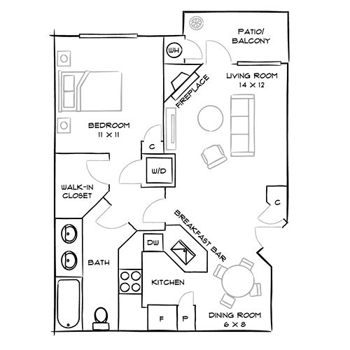 2D Diagram Furnished