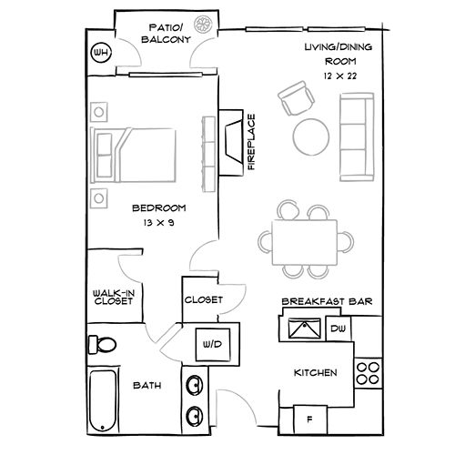 2D Diagram Furnished