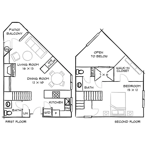 Palazzo West - Villa Di Vino Diagram