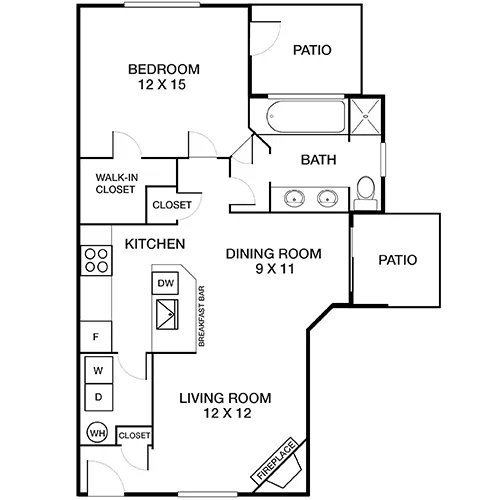 Township Residences - Centennial, CO - Floor Plan Diagram