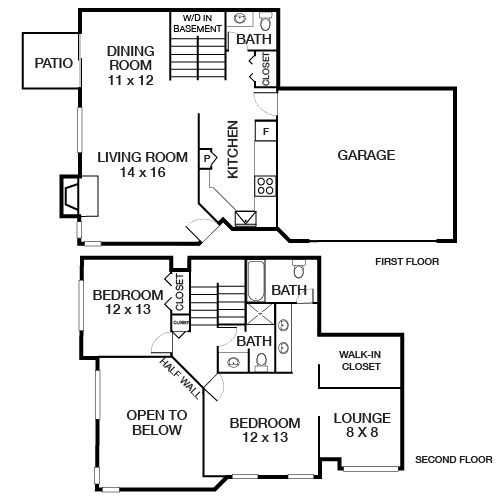Township Residences - Centennial, CO - Floor Plan Diagram