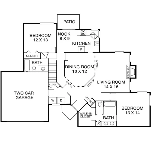 Township Residences - Centennial, CO - Floor Plan Diagram