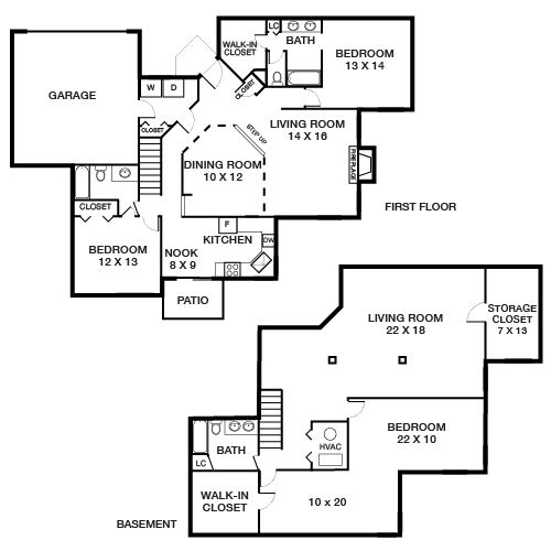 Township Residences - Centennial, CO - Floor Plan Diagram