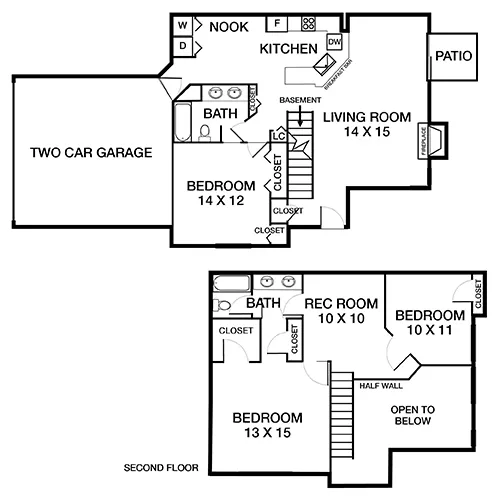 Township Residences - Centennial, CO - Floor Plan Diagram
