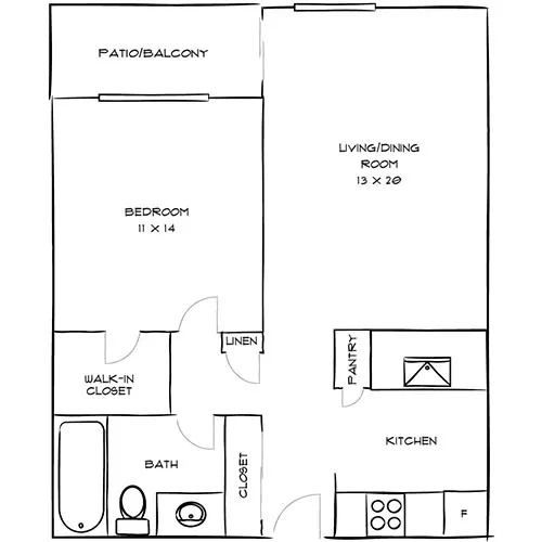 Laurel Crossing - San Mateo, CA - Floor Plan Diagram