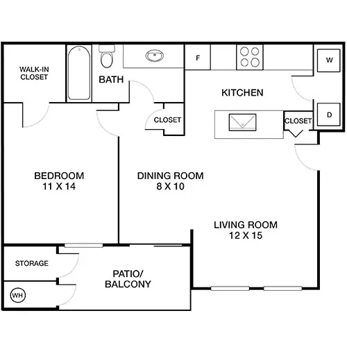 Monterey Grove Apartments - 1 Bed / 1 Bath - Grove