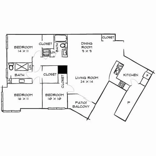 Preserve at Marin - Corte Madera, CA - Floor Plan Diagram