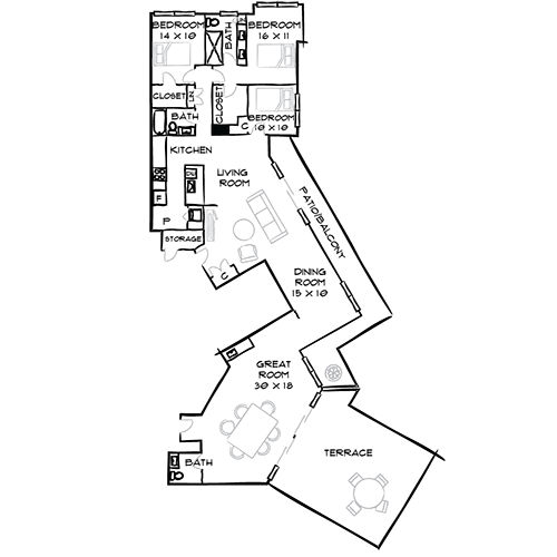 2D Diagram Furnished