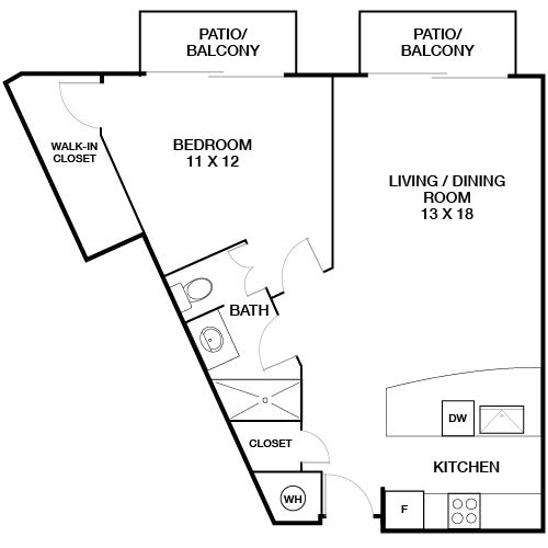 1045 on the Park Apartment Homes - Atlanta, GA - Ansley Floor Plan