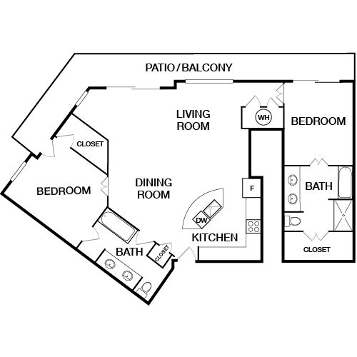 1045 on the Park | Piedmont Park, Atlanta, GA | Piedmont Floor Plan