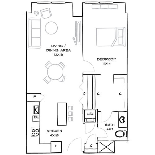2D Diagram Furnished