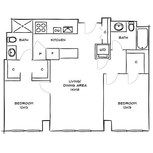 2-bedroom apartments for rent - One Canal Apartment Homes near Mass General
