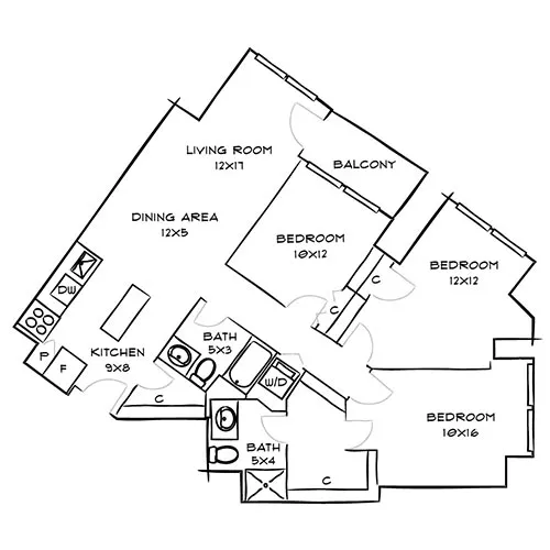 3 bedroom apartment homes available for rent in Boston, MA - One Canal Apartment Homes