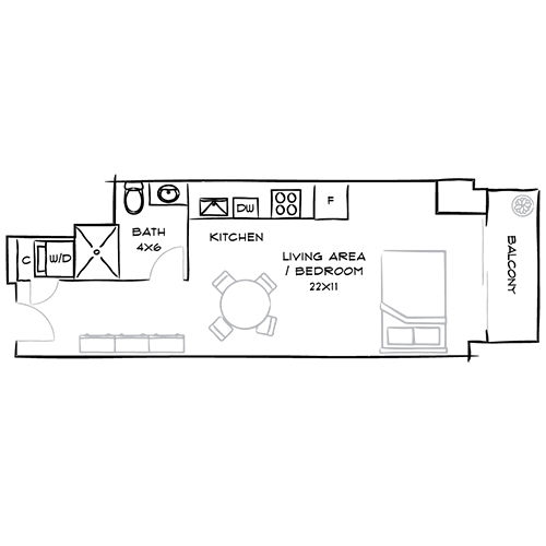 2D Diagram Furnished