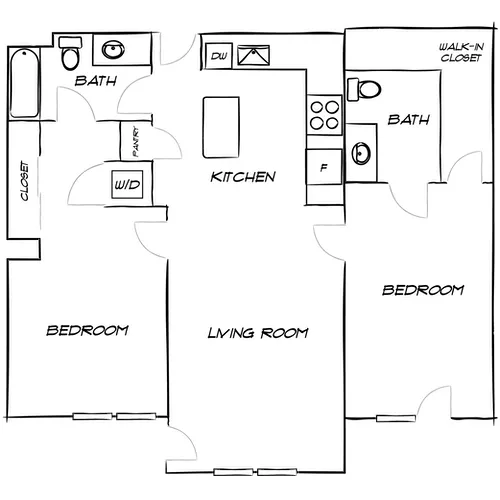 21 Fitzsimons - Aurora, CO - Floor Plan Diagram