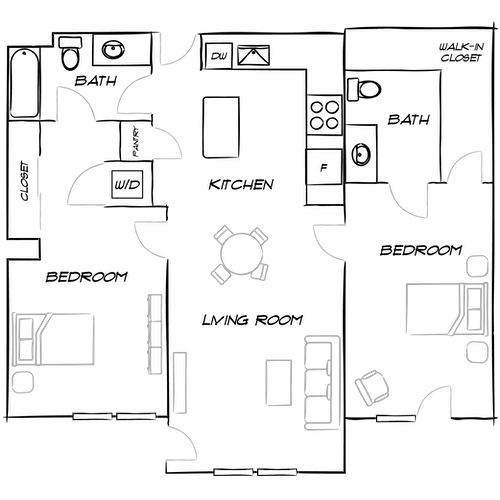 21 Fitzsimons - Aurora, CO - Floor Plan Diagram