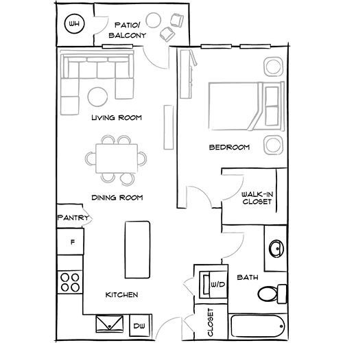 2D Diagram Furnished