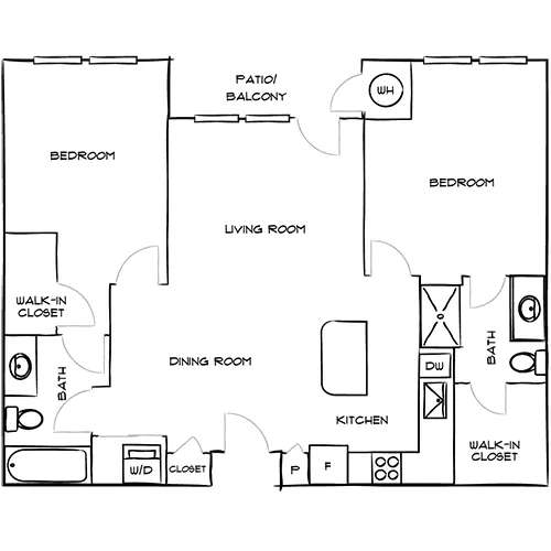 21 Fitzsimons - Aurora, CO - Vine Floor Plan