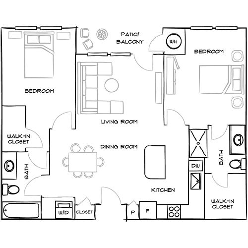 2D Diagram Furnished